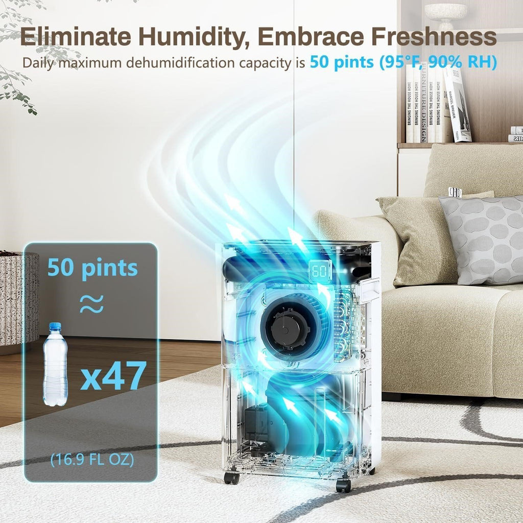 Wellsle Dehumidifiers for Basements & Home