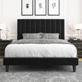 Allewie Queen Tufted Headboard Bed
