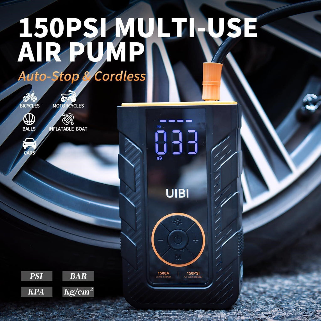 UIBI X3 Jump Starter + Air Compressor