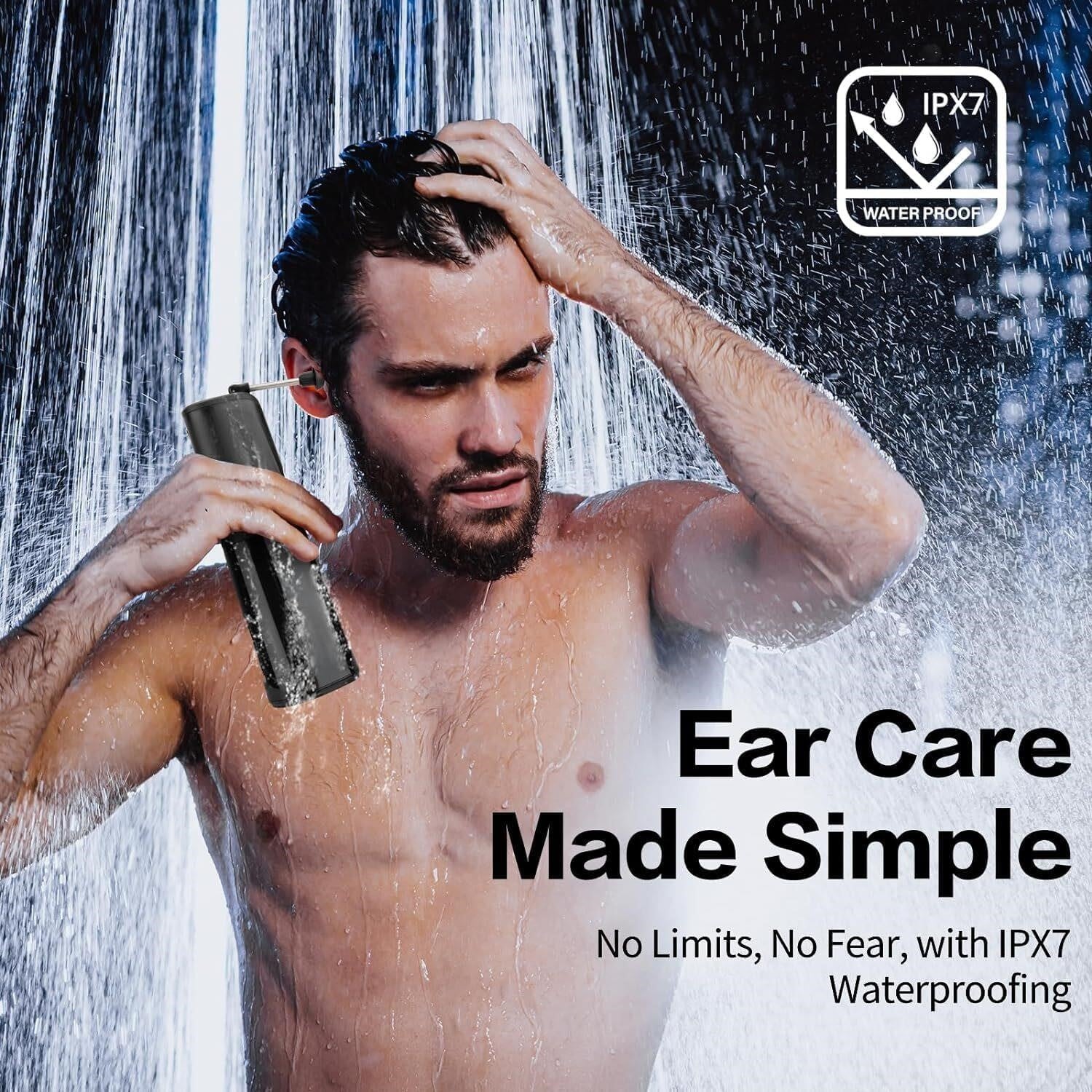 Electric Ear Cleaner Kit with 8 Tips