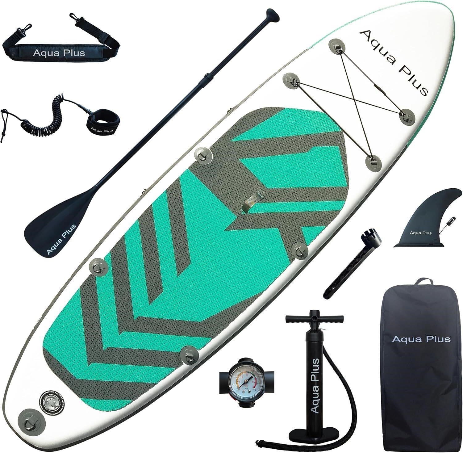 Aqua Plus 6inches Thick Inflatable SUP for All Ski
