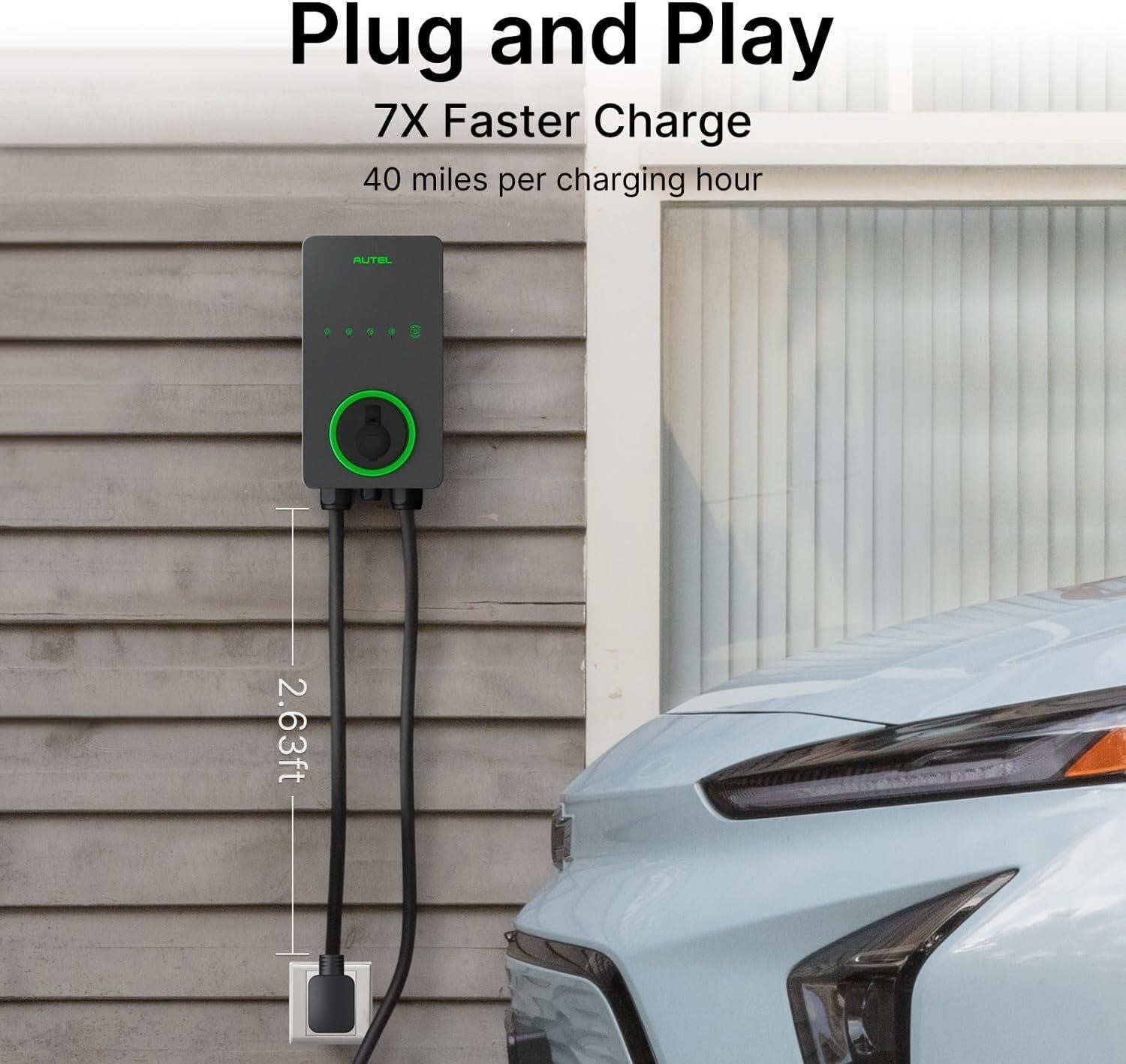 Autel Home Smart AI EV Charger 240V 40A