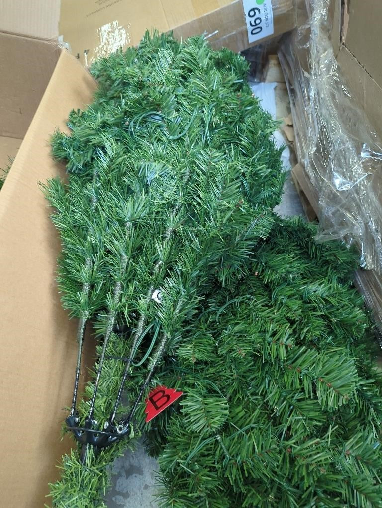 Treepool 6.5 ft Pre-Lit Christmas Tree