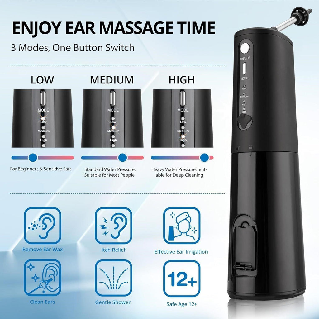 Electric Ear Cleaner Kit with 8 Tips