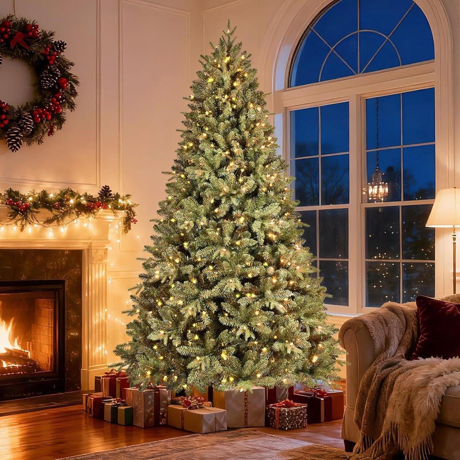 Treepool 6.5 ft Pre-Lit Christmas Tree