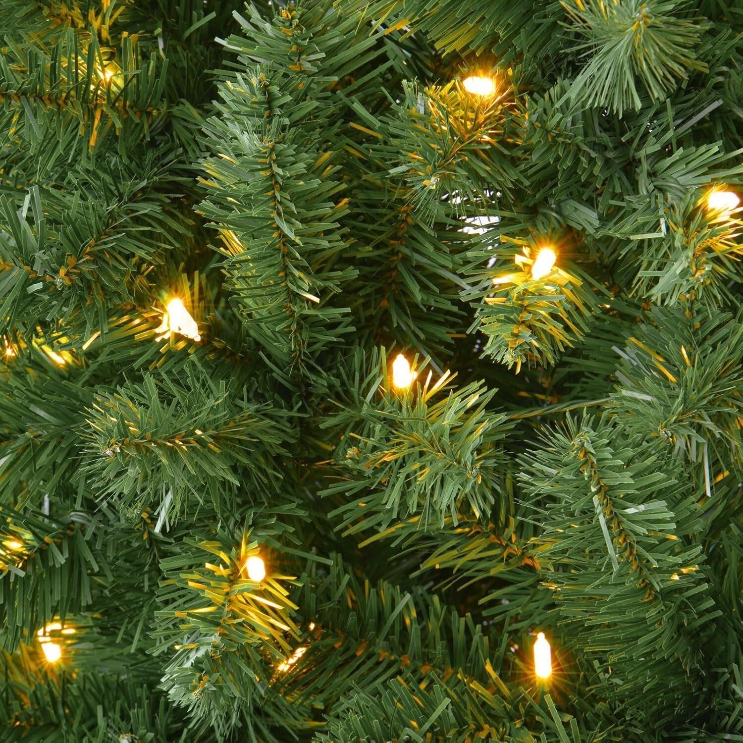7.5 ft Pre-lit Spruce Tree with Remote LED
