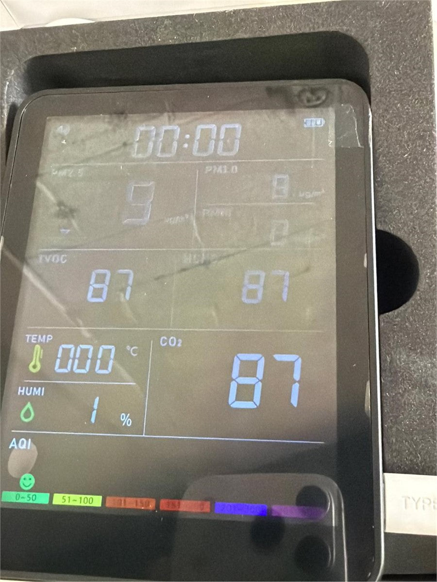 Indoor Air Quality Monitor with AQI Alarms