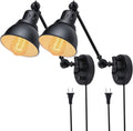 Plug-in Wall Sconce Lights, Dimmable