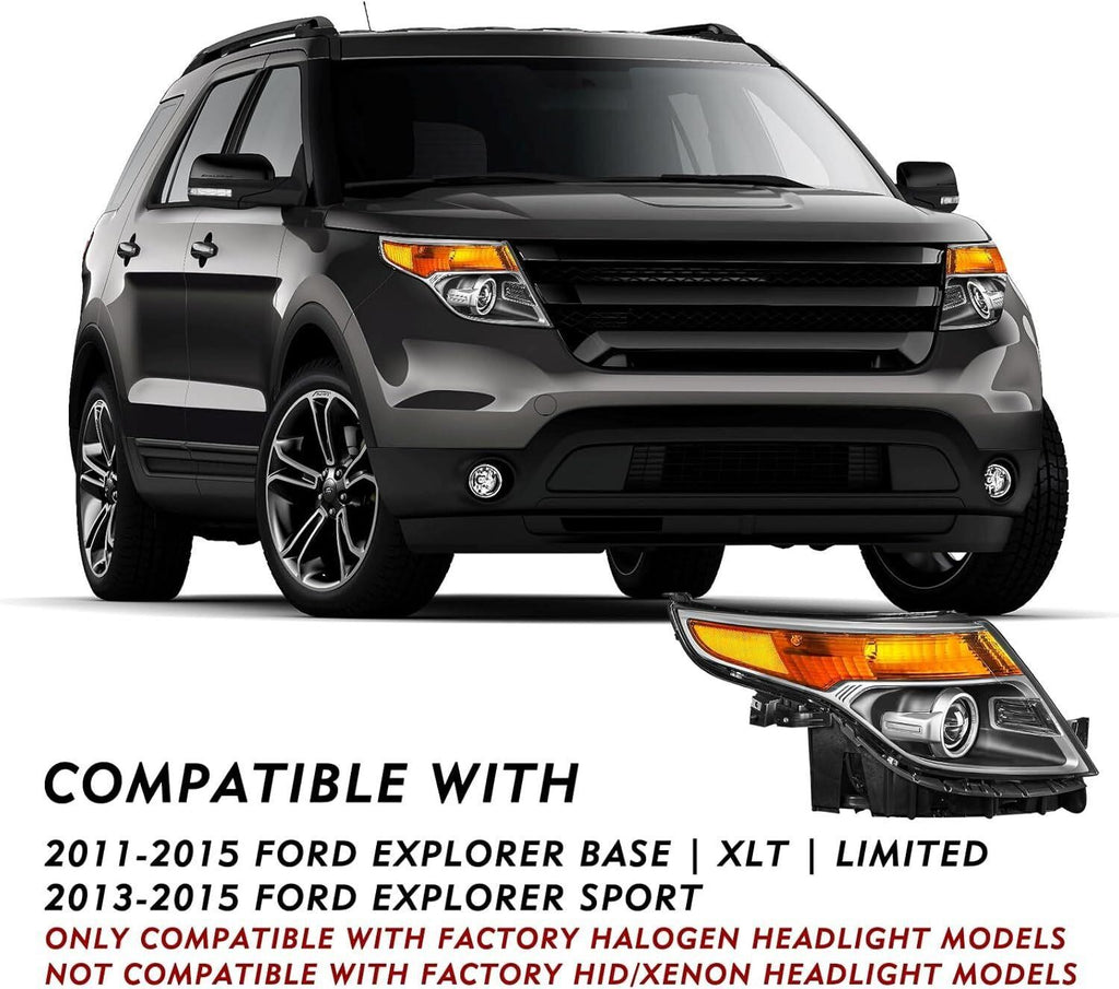 Ford Explorer Right Headlight (2011-2015)